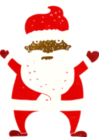 desenho animado papai noel feio png