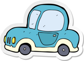 sticker of a cartoon car png