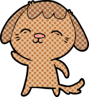 chien de dessin animé heureux png