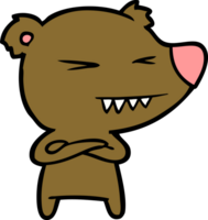 personaje de dibujos animados de oso png