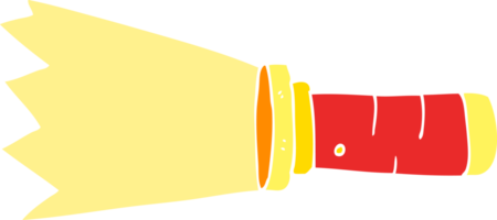 cartoon doodle lit torch png