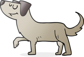 Hand gezeichnet Karikatur Hund png