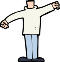 cartoon body waving arms mix and match cartoons or add own photos png