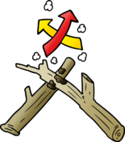 how to start a fire with two sticks png