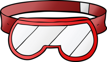 cartoon safety goggles png