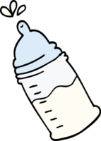 Cartoon-Doodle-Babyflasche png