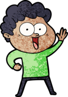 cartoon happy man png