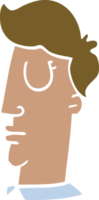 dessin animé doodle tête humaine png