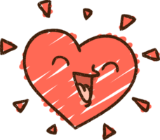 Heart Chalk Drawing png