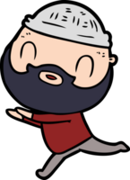 cartoon bearded man png