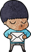 cartoon calm boy png