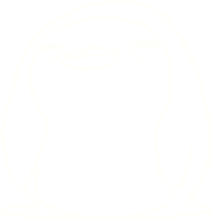 Tired Penguin Chalk Drawing png