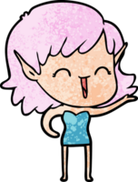 Cartoon-Elf-Mädchen png