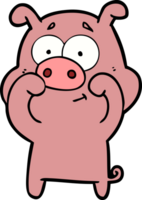 happy cartoon pig png