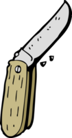 cuchillo plegable de dibujos animados png