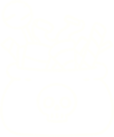 halloween snoep krijt tekening png