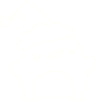 kerstpinguïn krijttekening png