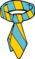 cravate de griffonnage de dessin animé png