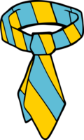 cartoon doodle tie png