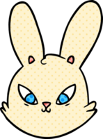 cartoon bunny face png