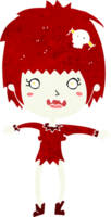 cartoon vampire girl png