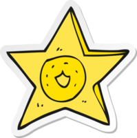 sticker of a cartoon sheriff badge png