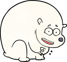 desenho de urso polar png