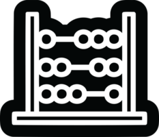 traditional abacus icon symbol png