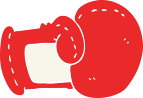 gant de boxe dessin animé doodle png