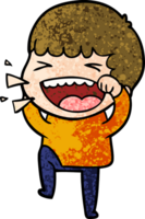 cartoon laughing man png