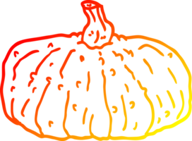 warm gradient line drawing of a cartoon squash png