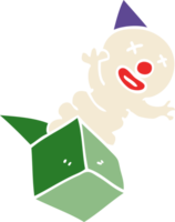 cartoon doodle jack in the box png