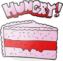 drawn cartoon cake png