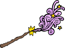 cartoon magic wand png