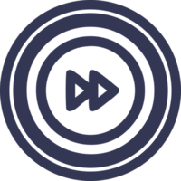 fast forward circular icon symbol png