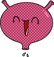 cartoon laughing bladder png