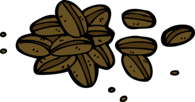 cartoon coffee beans png