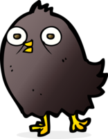 lustiger Cartoon-Vogel png