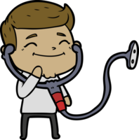 happy cartoon doctor png