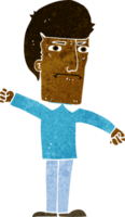 homem bravo dos desenhos animados png