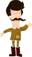 cartoon old man in poor clothes png