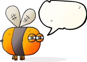 drawn speech bubble cartoon angry bee png
