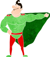 lustiger Cartoon-Superheld png