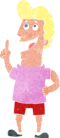 cartoon man with idea png