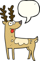 drawn comic book speech bubble cartoon reindeer png