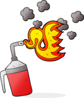 drawn cartoon blow torch png