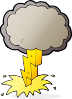 drawn cartoon lightning bolt png