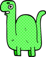 cartoon doodle prehistoric dinosaur png