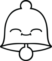 line drawing cartoon of a bell png