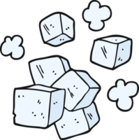 cubos de hielo de dibujos animados png